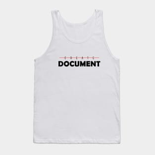 Don't Create, DOCUMENT Tank Top